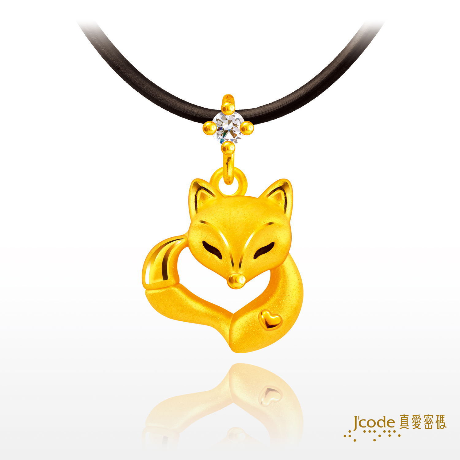 心愛狐 - 黃金墜子