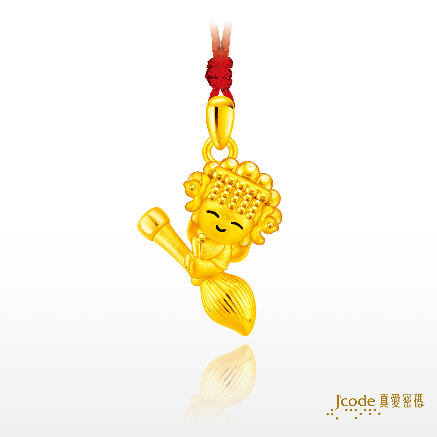 白沙屯 金榜題名媽祖 - 黃金墜子