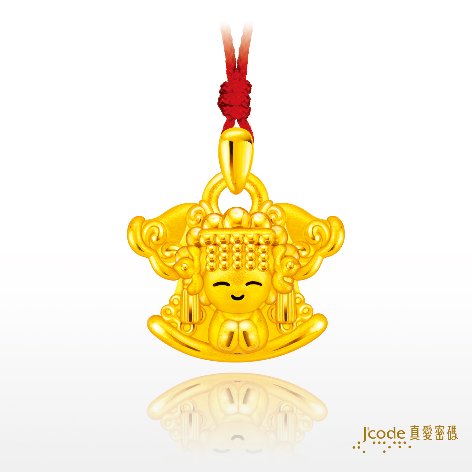 白沙屯 媽祖小神衣 - 黃金墜子